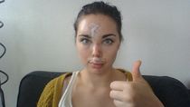 Lovely brunette teen in